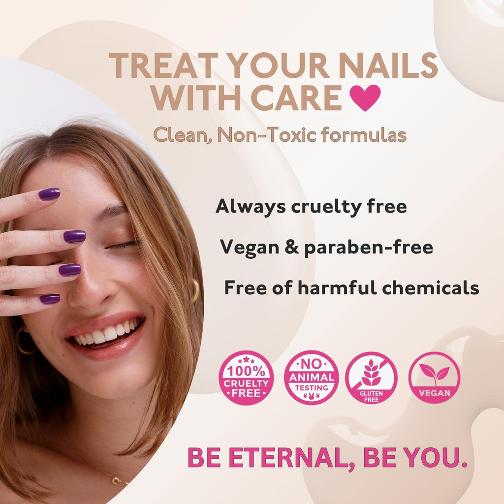Eternal Pastel Nail Polish Set – Lilac Pink (5-Piece) | Quick-Dry, Long-Lasting, Made in USA