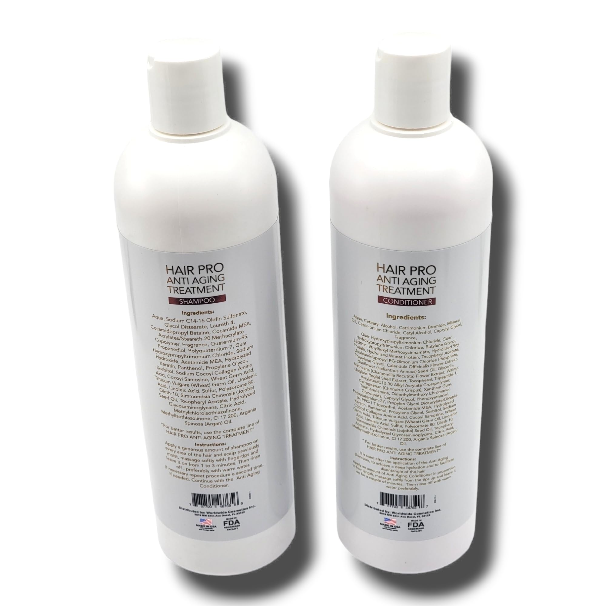 Eternal Spirit Hair Pro Anti Aging Shampoo & Conditioner Bundle with Stem Cells