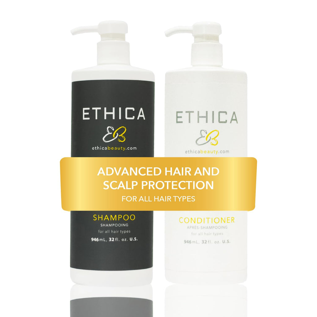 Ethica Beauty Shampoo & Conditioner — Clarifying & Deep Conditioning (32 Oz)