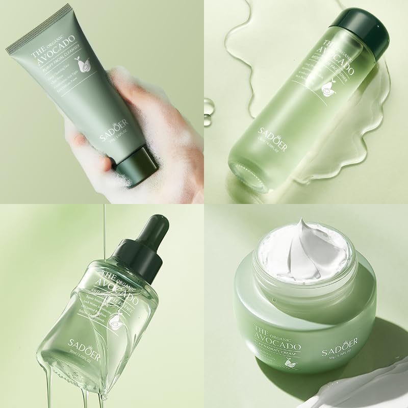 Etuanxi Avocado Skin Care Set – 11-in-1 Gift Kit for All Skin Types