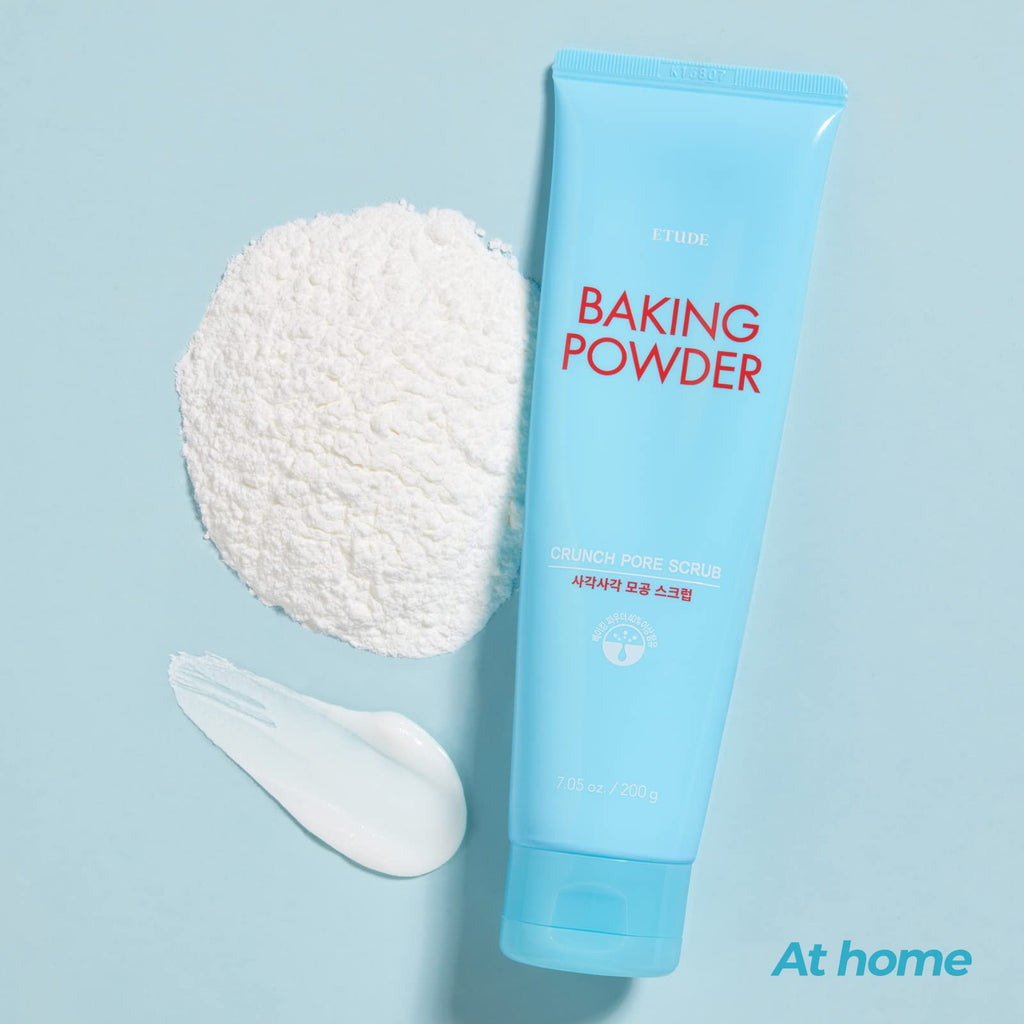 ETUDE Baking Powder Crunch Pore Scrub – Deep Cleansing, Cooling Pore Tightening (24 Pouches)