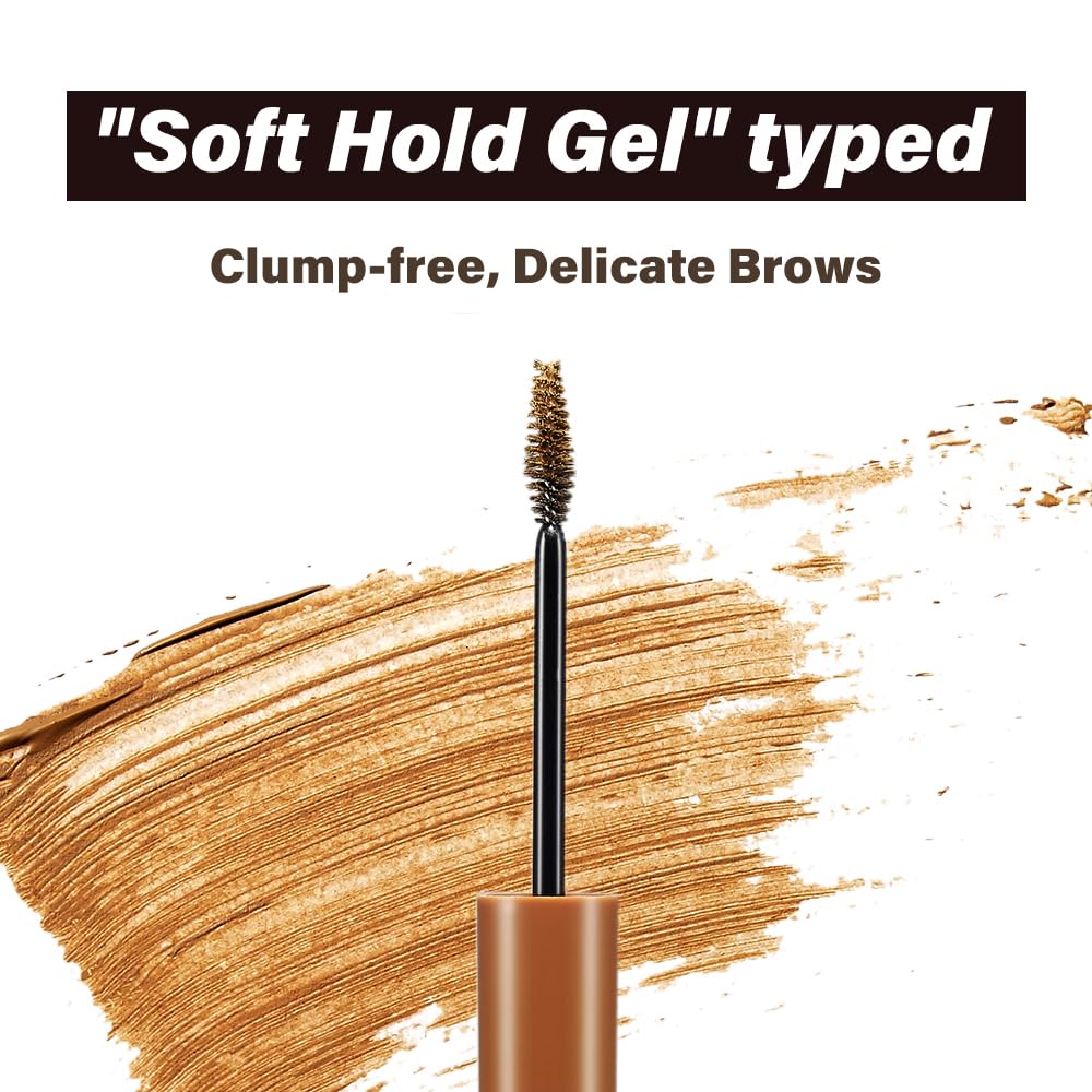 ETUDE Color My Brows Big Size Brow Mascara – 3D Natural Color, Moisturizing Hold