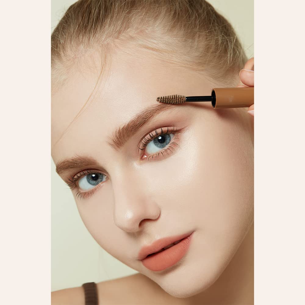 ETUDE Color My Brows Brow Mascara – 3D Natural Color, Moisturizing Brow Care, Light Brown