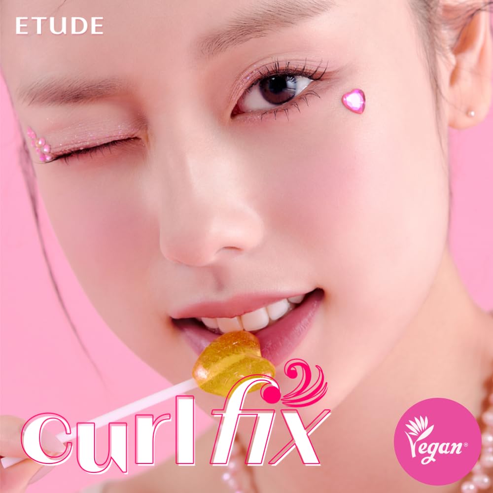 ETUDE Curl Fix Mascara Black 1+1 Set – Waterproof, 24H Curl, Vegan Certified