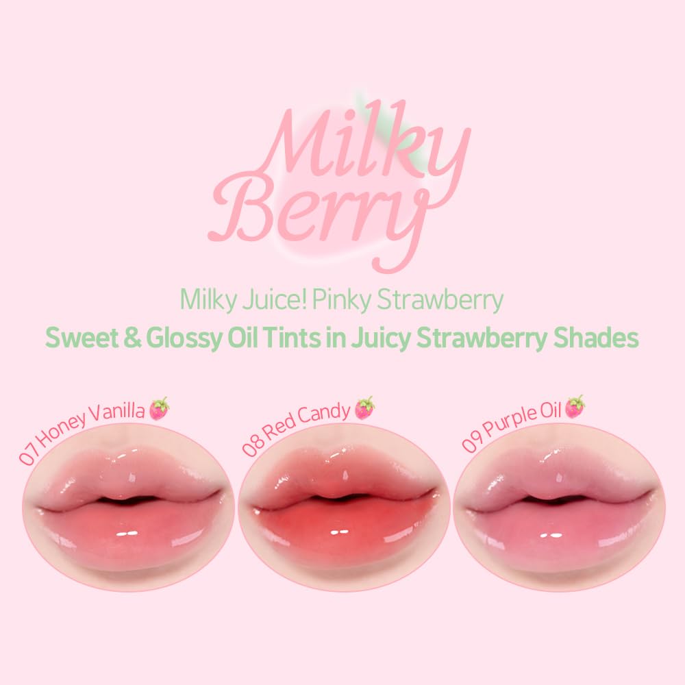 ETUDE Dear Darling Oil Tint #7 Honey Vanilla – Hydrating Lip Oil Gloss 4.2g