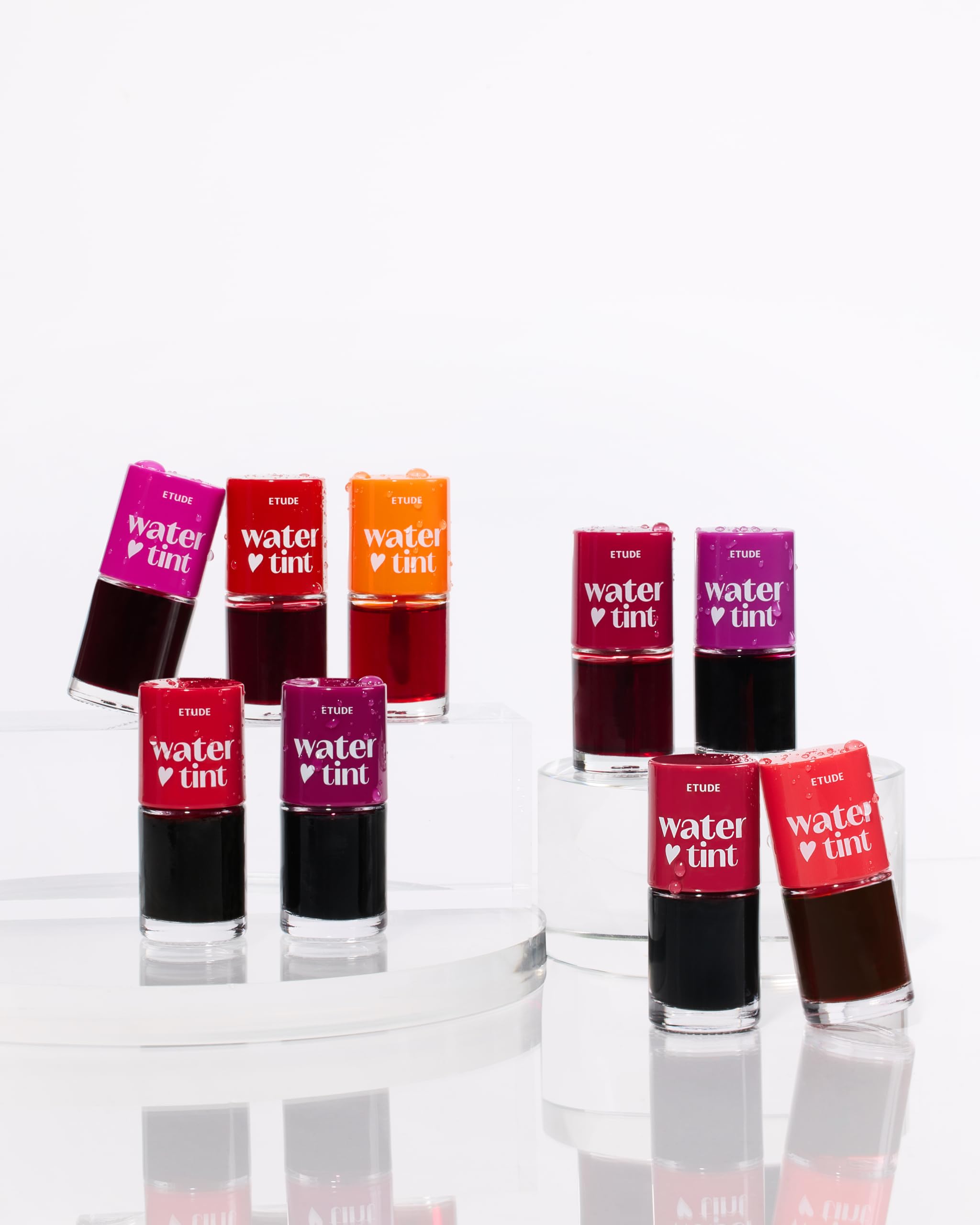 ETUDE Dear Darling Water Tint Cherry Ade 3 Set – Vivid, Weightless Lip Stain (9g×3)