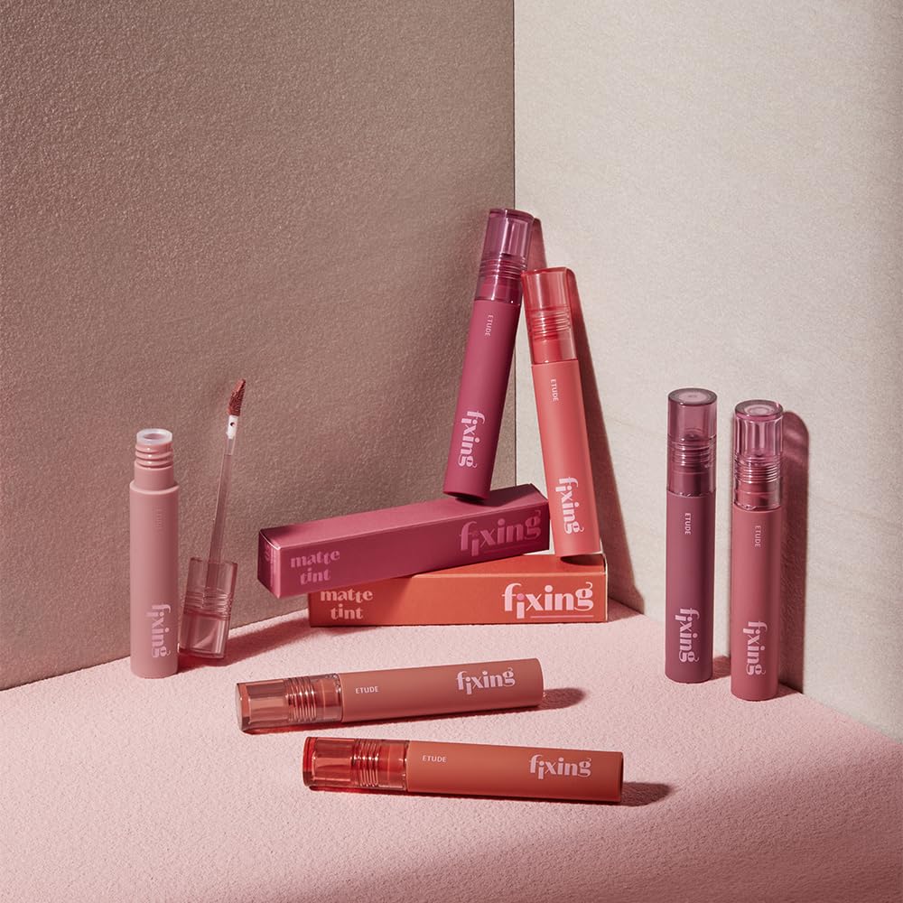 ETUDE Fixing Tint #16 Baked Pecan – Long-Lasting Matte Lip Stain (4g) | Waterproof & High Pigment