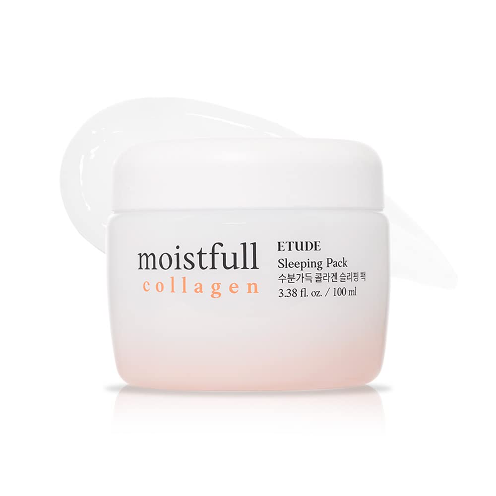 ETUDE Moistfull Collagen Sleeping Pack | Deep Hydration Night Gel with Super Collagen Water