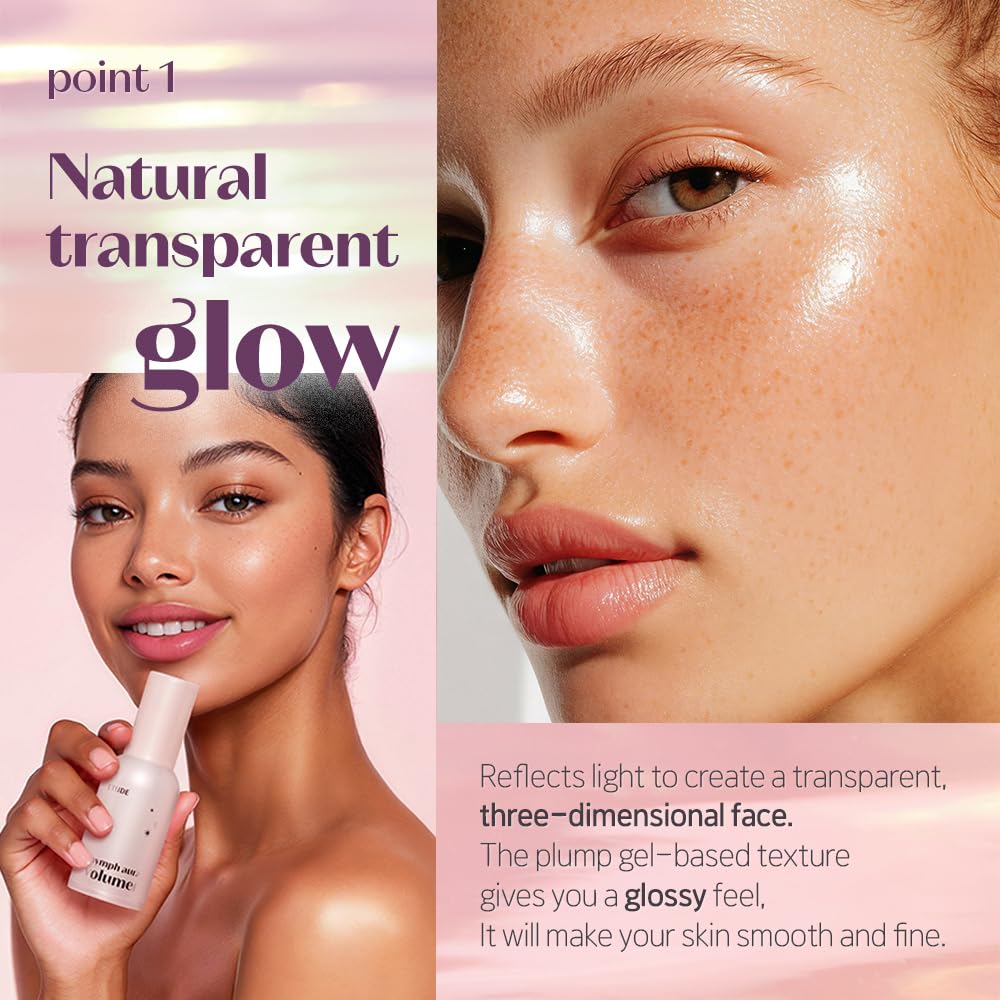 ETUDE Nymph Aura Volumer – Hydrating Glass-Skin Primer | K-Beauty Glow Base