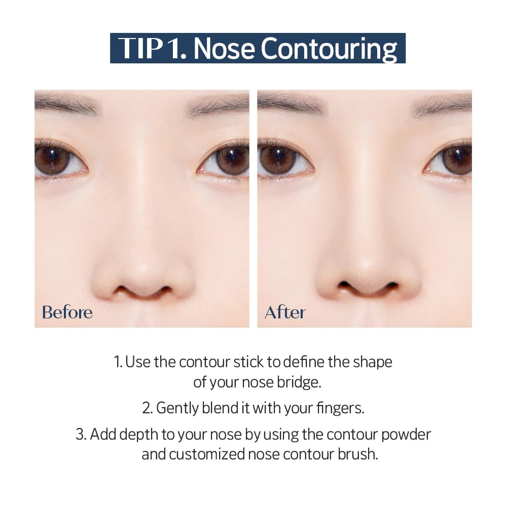 ETUDE Reborn Maker Contour Stick – Cool-Toned, Natural Definition | Creamy, Multi-Purpose Contour
