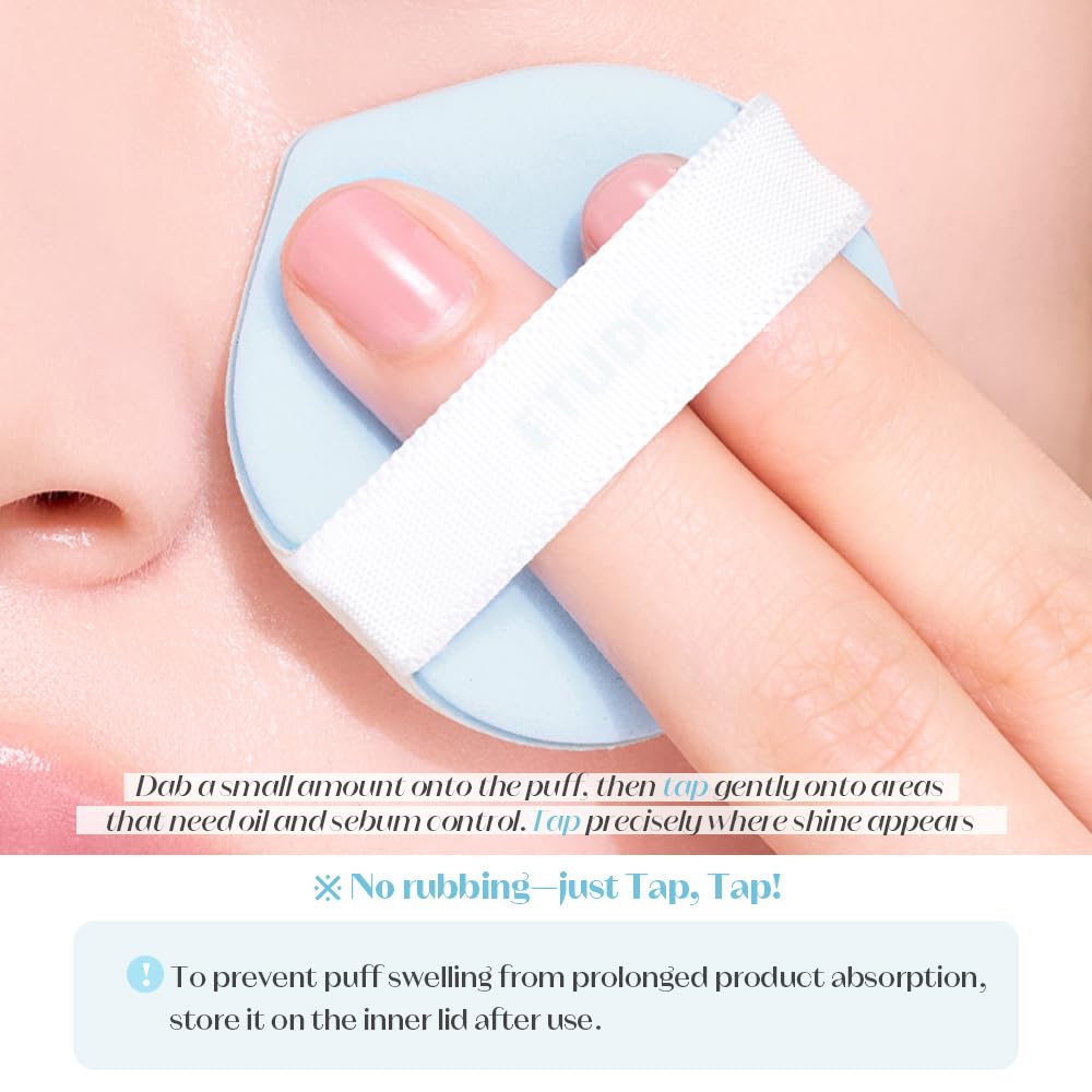 ETUDE SebumSoak Jelly Pressed Powder – Oil Control, Matte Finish Setting Powder