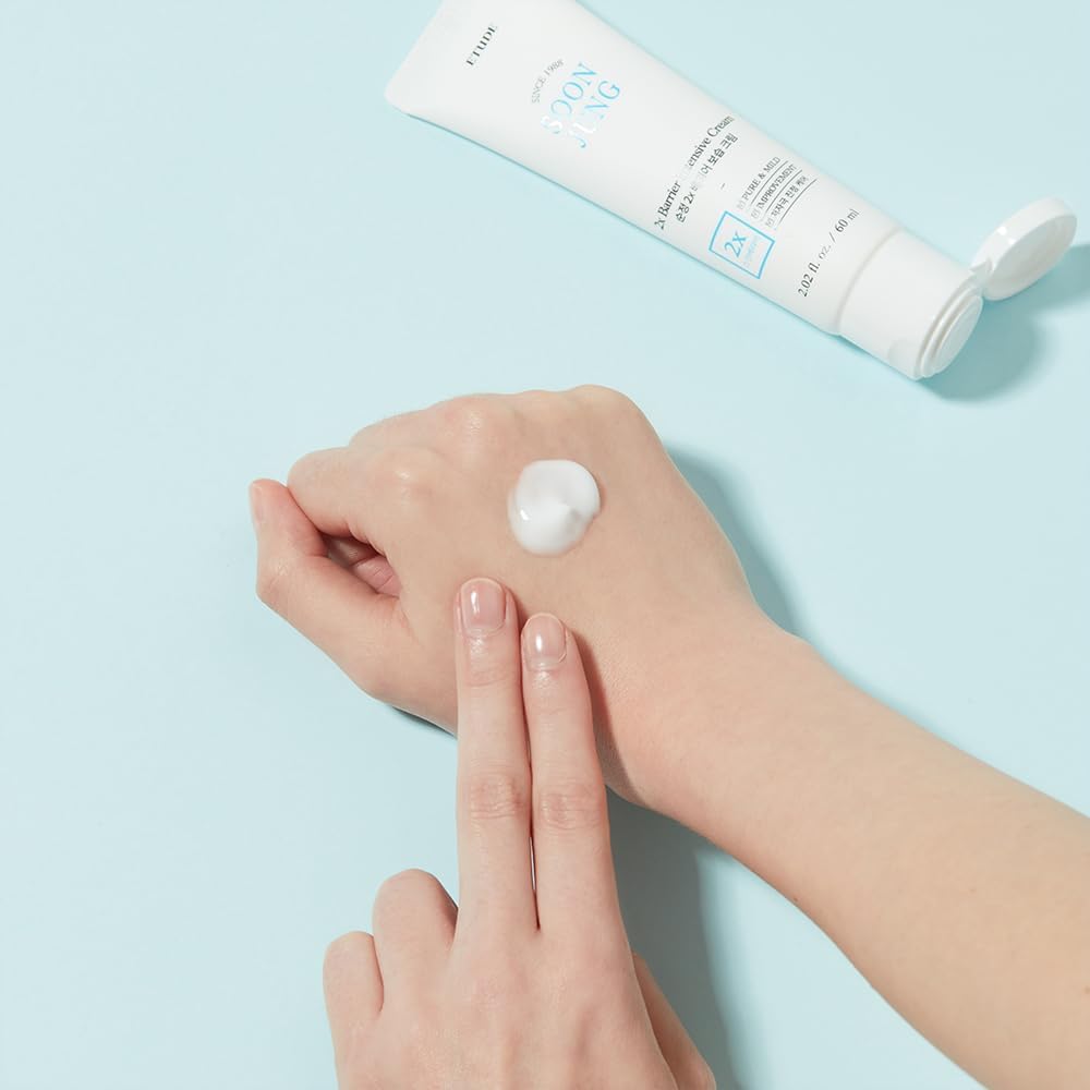 ETUDE SoonJung 2x Intensive Cream Duo – Barrier Repair Moisturizer for Sensitive Skin (2 × 2.02 oz)