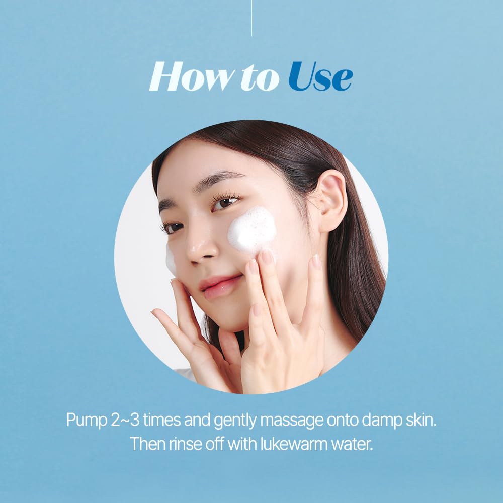 ETUDE SoonJung pH 6.5 Whip Cleanser Big Size — Mild Micro Foaming Face Wash for Sensitive Skin