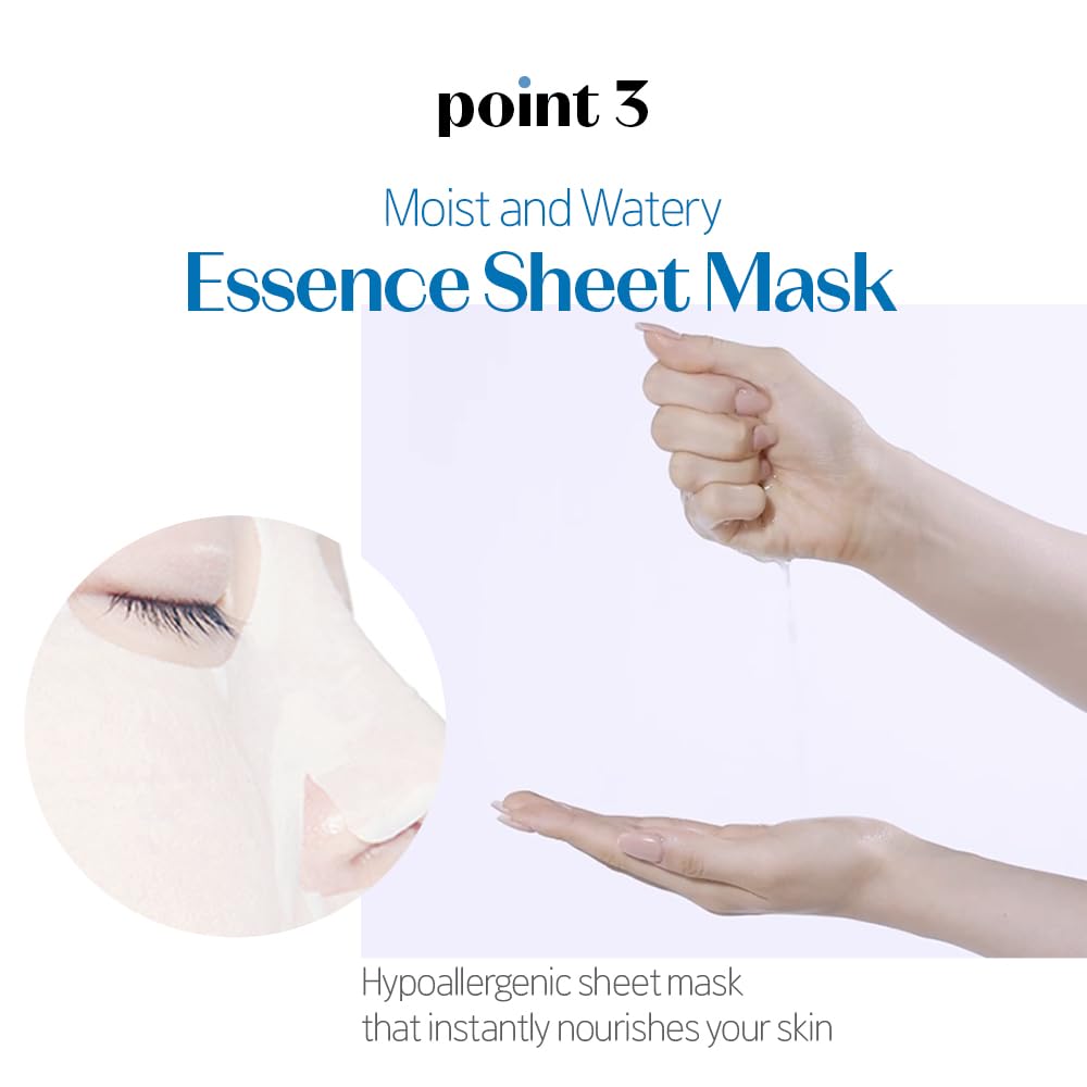 ETUDE SoonJung Panthensoside Sheet Mask (10 Pack) – 100% Bamboo, pH-Balanced, Sensitive Skin