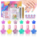 ETYJO Kids Nail Polish Set – Water-Based, Non-Toxic, Quick-Dry, 6 Colors (Age 3+)