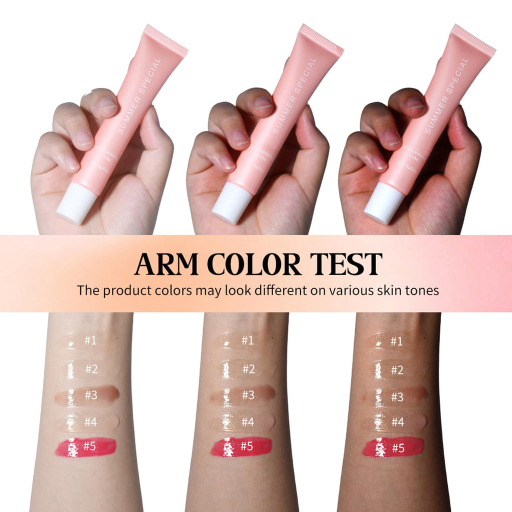 Eudivine Summer Special Lip Butter Gloss – Vanilla, Iced Coffee, Mint, Cake & Guava