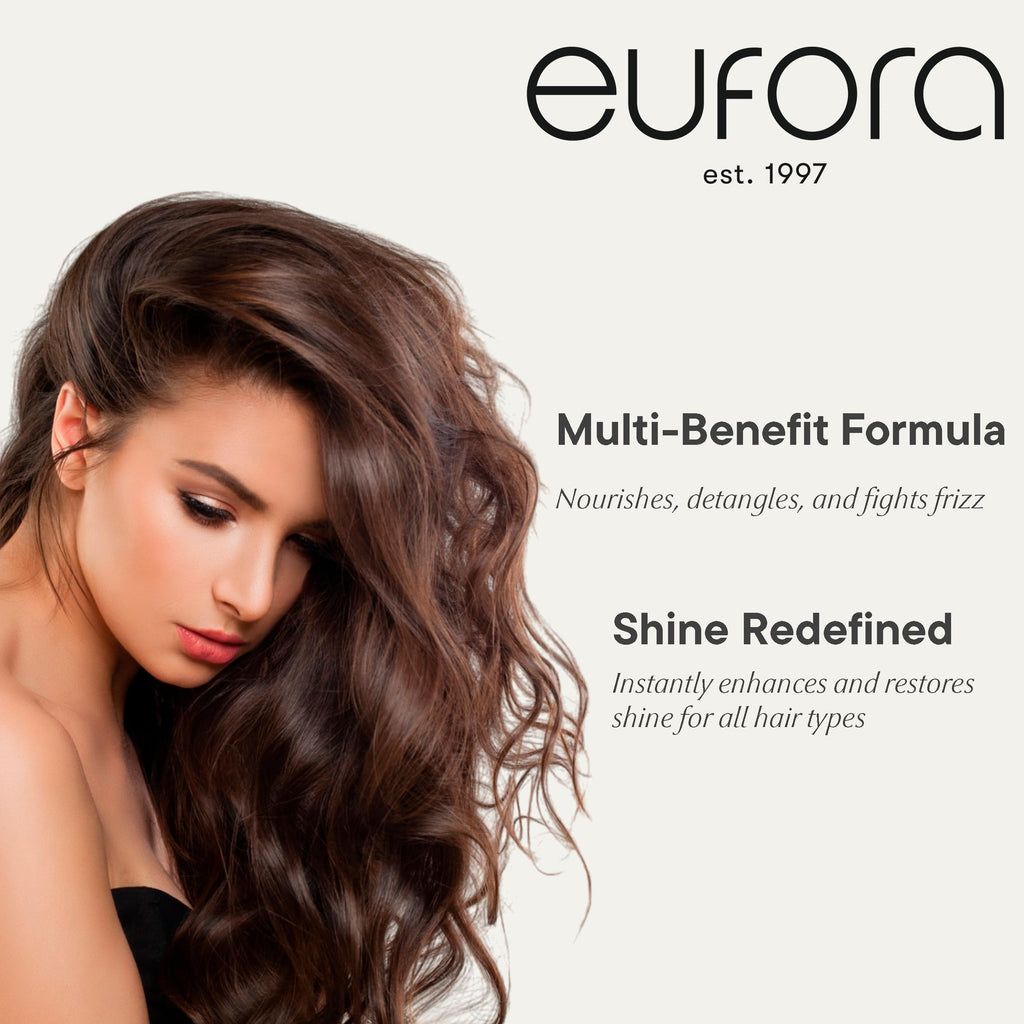 Eufora Shine Mist Spray ILLUMINATE 16.9 oz – Weightless Gloss & Frizz Control