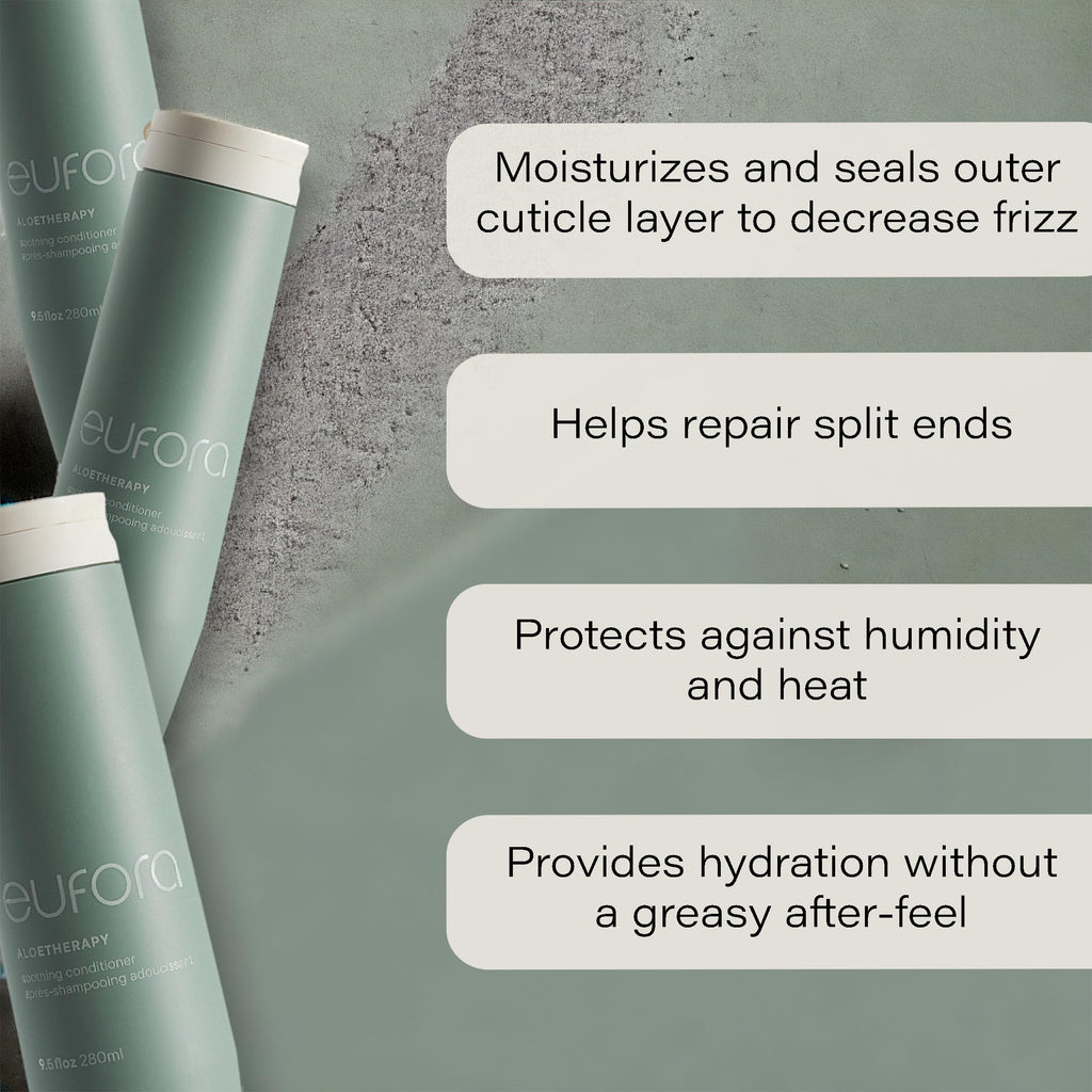 Eufora Soothing Conditioner 9.5 Fl Oz | Gentle Moisturizing Hair Care