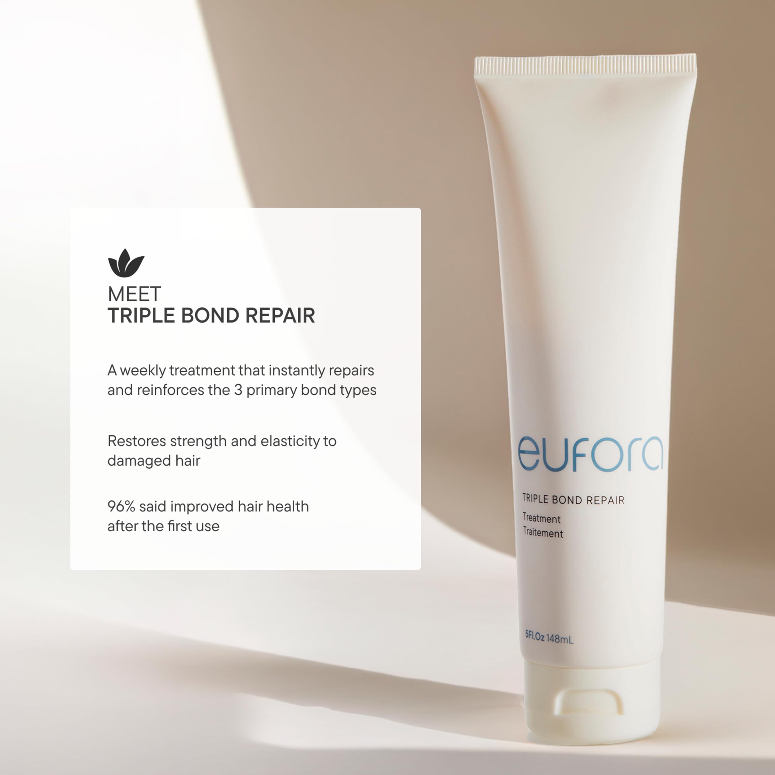 Eufora Triple Bond Repair Treatment 5oz – Strength, Elasticity & Bond Restoration