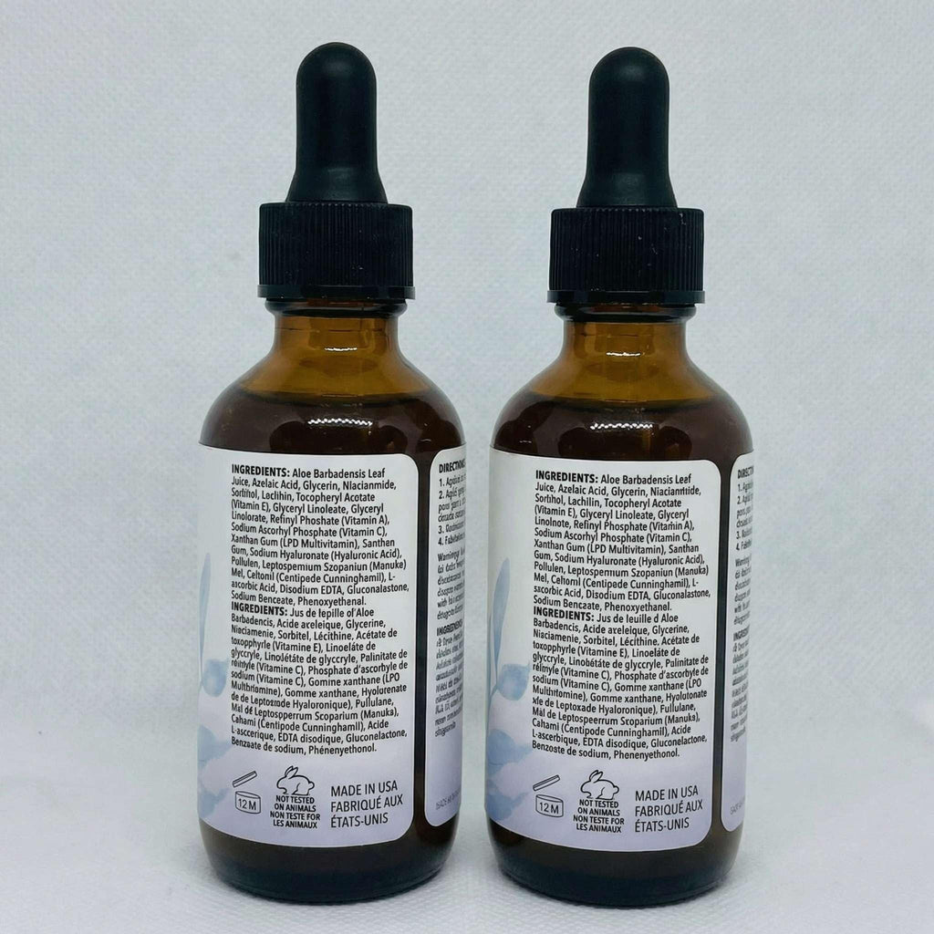 Eva Naturals Azelaic Acid 10% Serum – 2 oz (2 Pack) with Niacinamide & Hyaluronic Acid | Lightweight Facial Serum