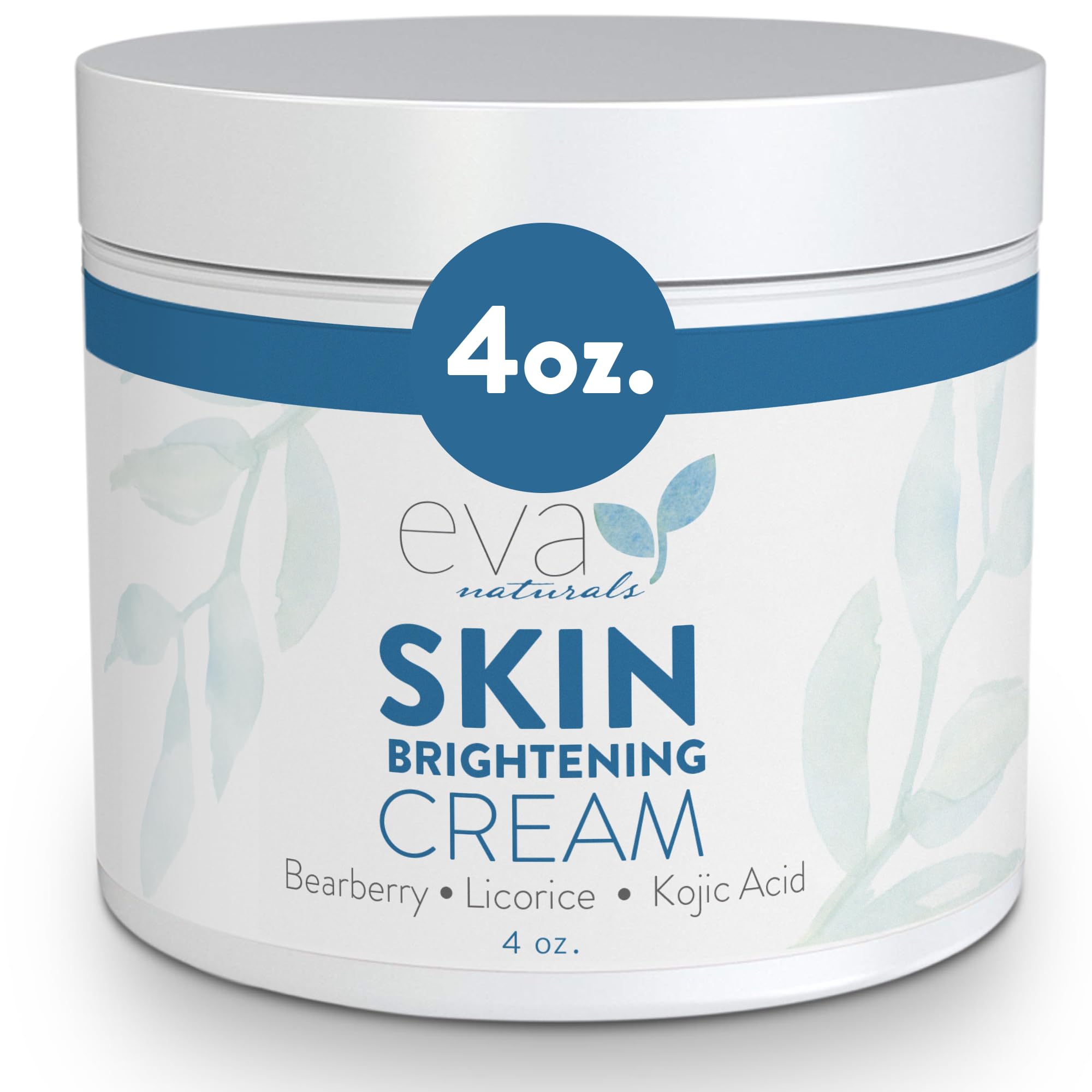 Eva Naturals Kojic Acid Skin Brightening Cream – Even Tone & Hydration (4 oz)