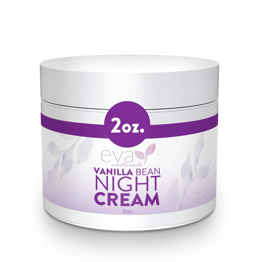 Eva Naturals Vanilla Bean Night Cream – Overnight Hydration with CoQ10 & Vitamins