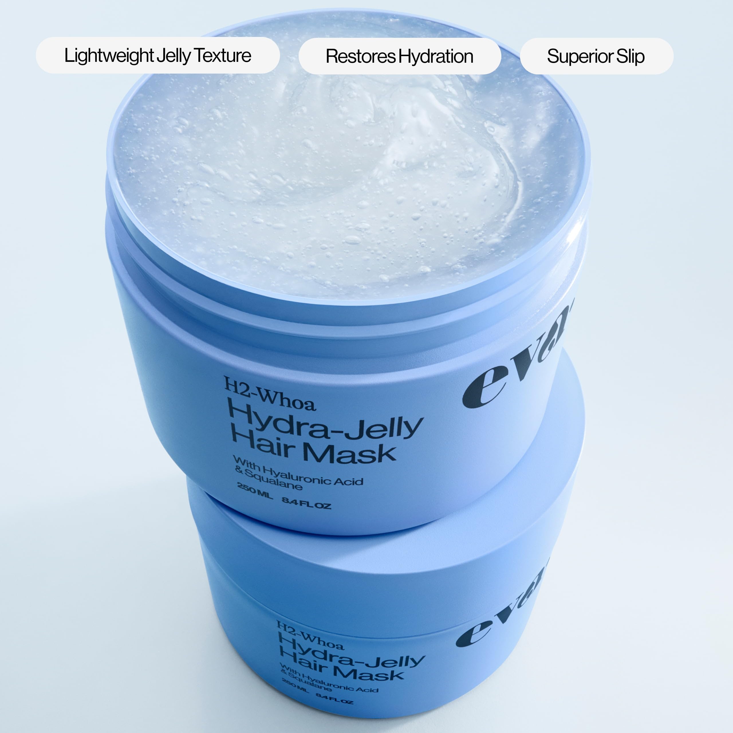 Eva NYC Hydrating Jelly Hair Mask with Hyaluronic Acid & Squalane | Jasmine Cloud Nine Scent | 8.4 fl oz