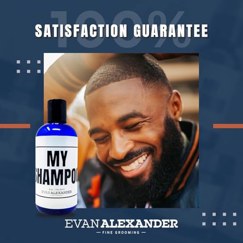 Evan Alexander Grooming MY Shampoo – Nourishing Scalp Care with Peppermint & Tea Tree, 8 oz, Vegan