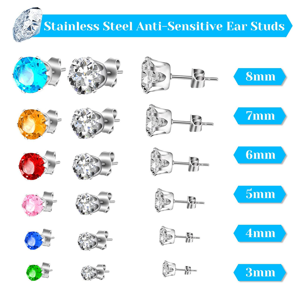 Evatage Reusable Ear Piercing Gun Kit – At-Home Professional Piercing Tool with Stainless Steel Studs