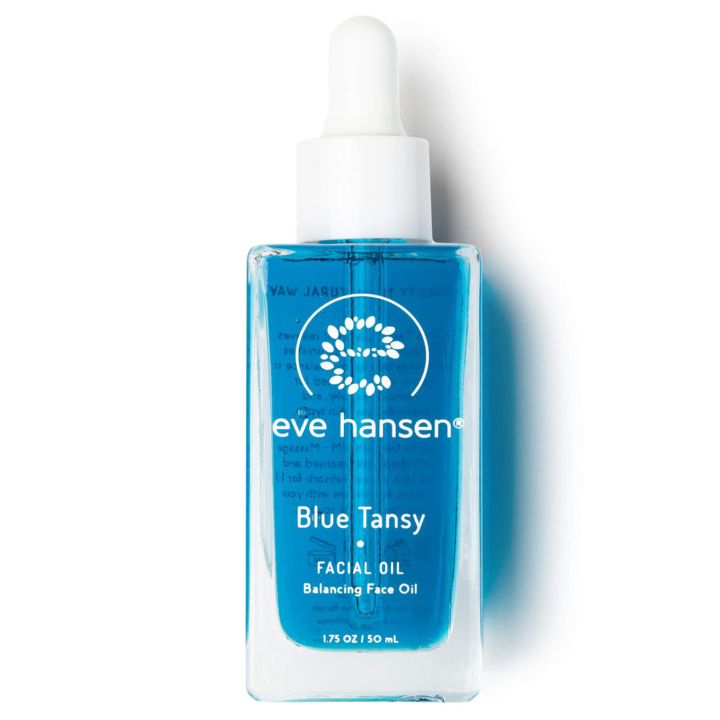 Eve Hansen Blue Tansy Facial Oil Moisturizer – Balancing, Non-Greasy (1.7 oz)