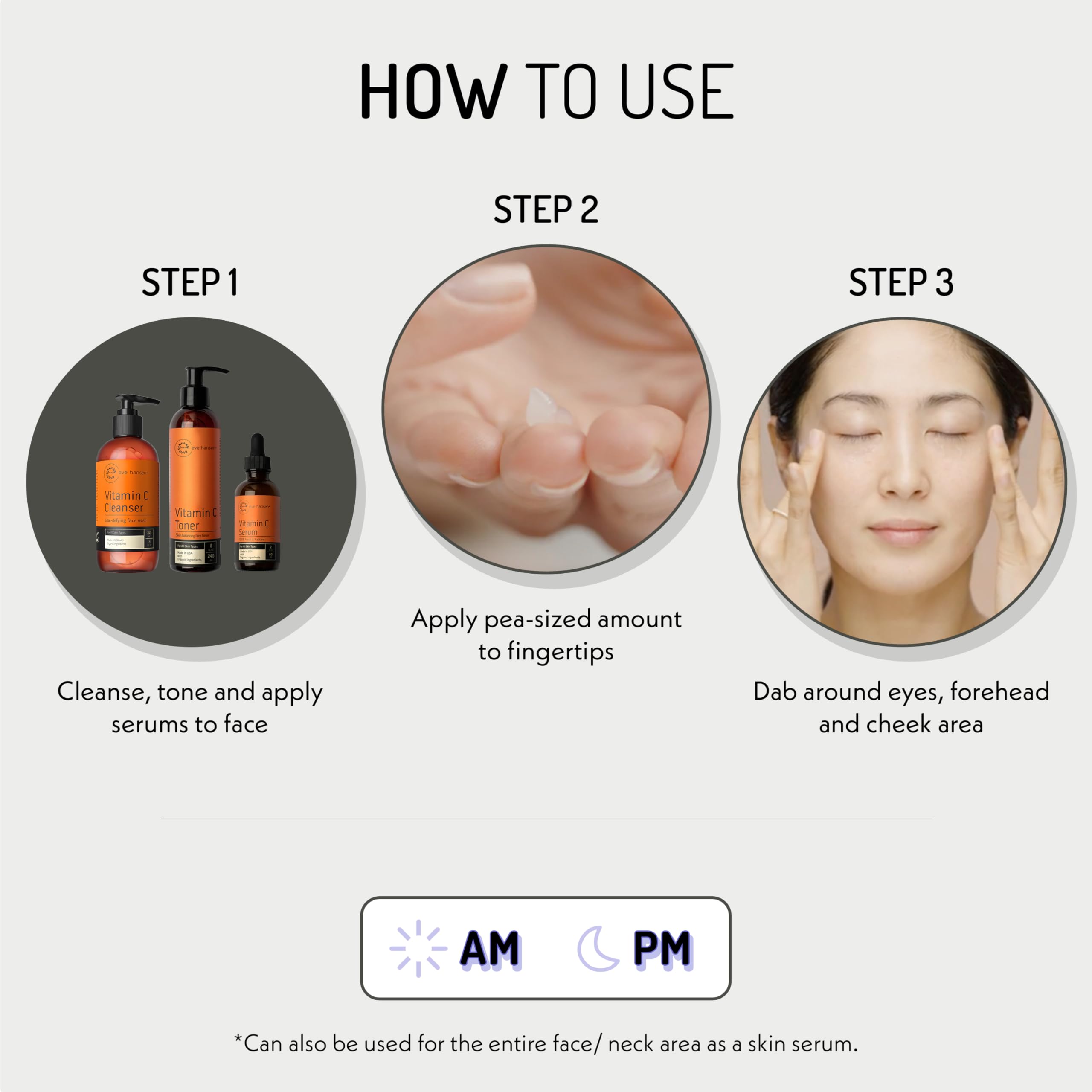 Eve Hansen Anti-Aging Eye Gel with Peptides | Plant Stem Cells, Hyaluronic Acid & Vitamin E | Cruelty-Free, Vegan, Made in USA | 0.5 oz