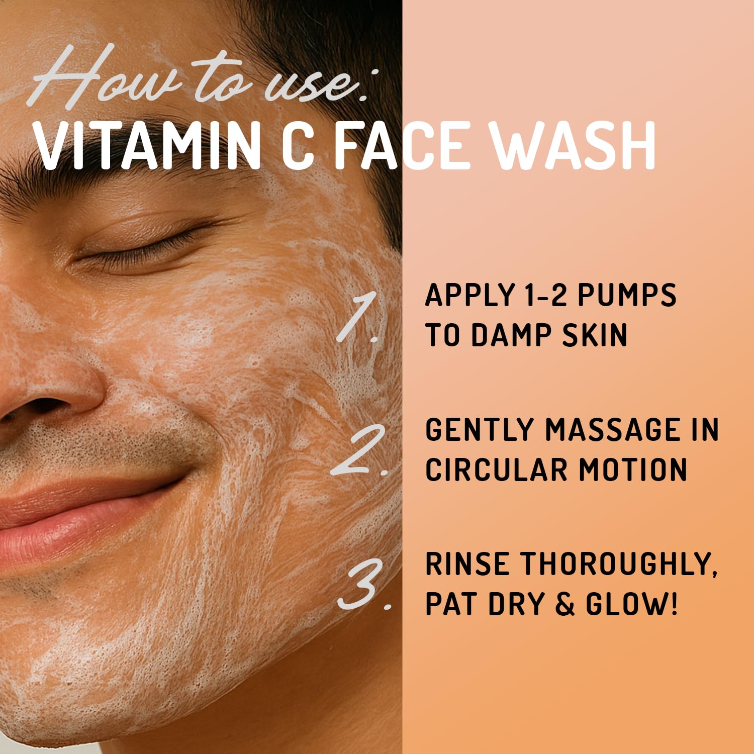 Eve Hansen Vitamin C Cleanser - 8 oz Gentle Face Wash for Uneven Tone, Age Spots & Fine Lines