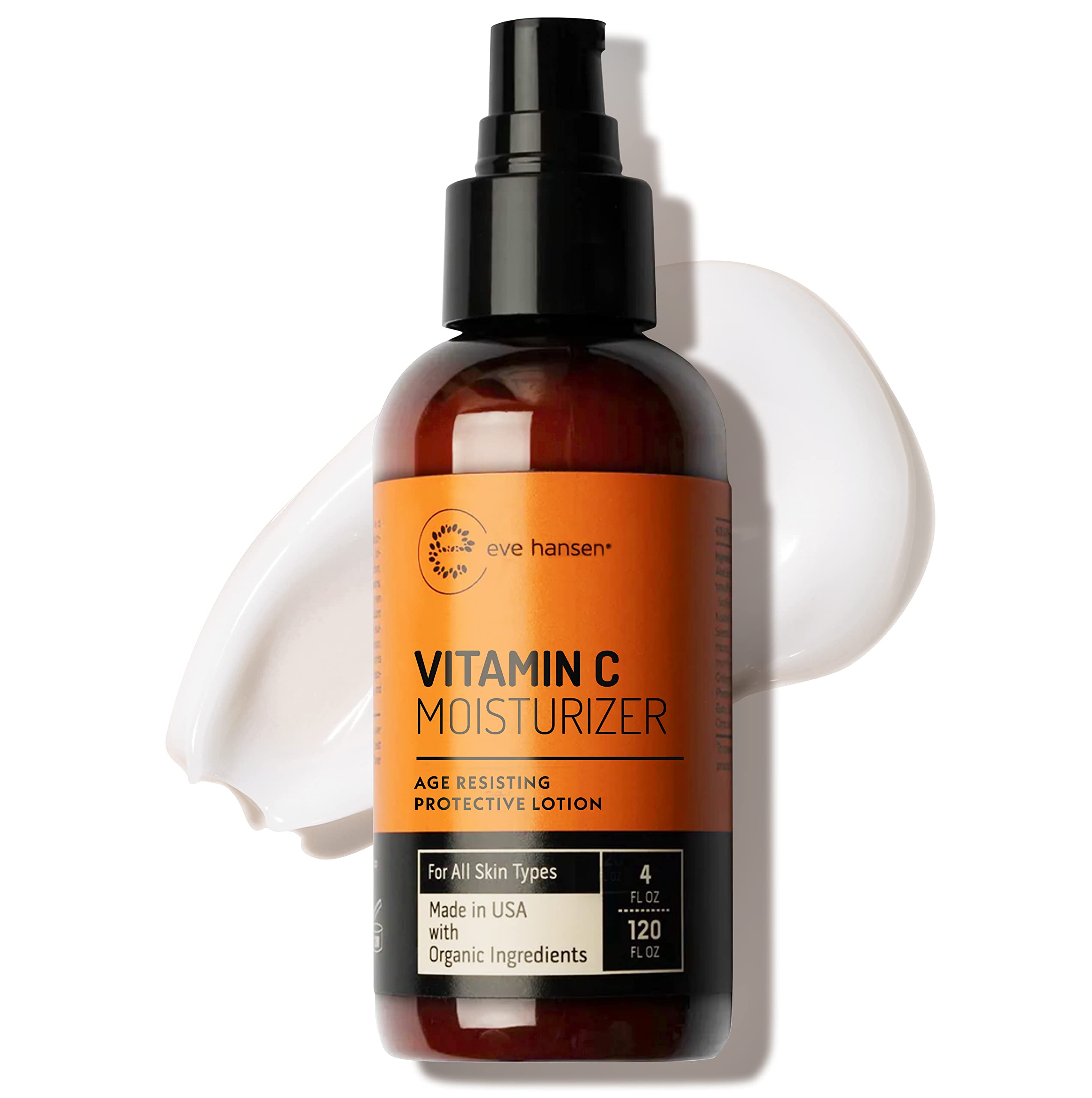 Eve Hansen Vitamin C Face Moisturizer – Lightweight Hydration with Green Tea & Jojoba Oil