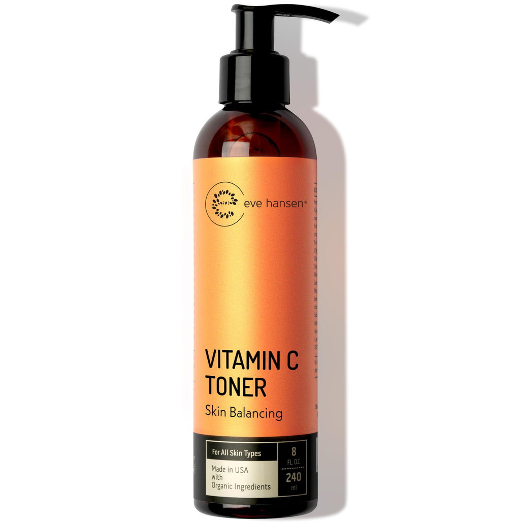 Eve Hansen Vitamin C Toner for Face | Hydrating Toner with Aloe, Citric Acid & Tea Tree