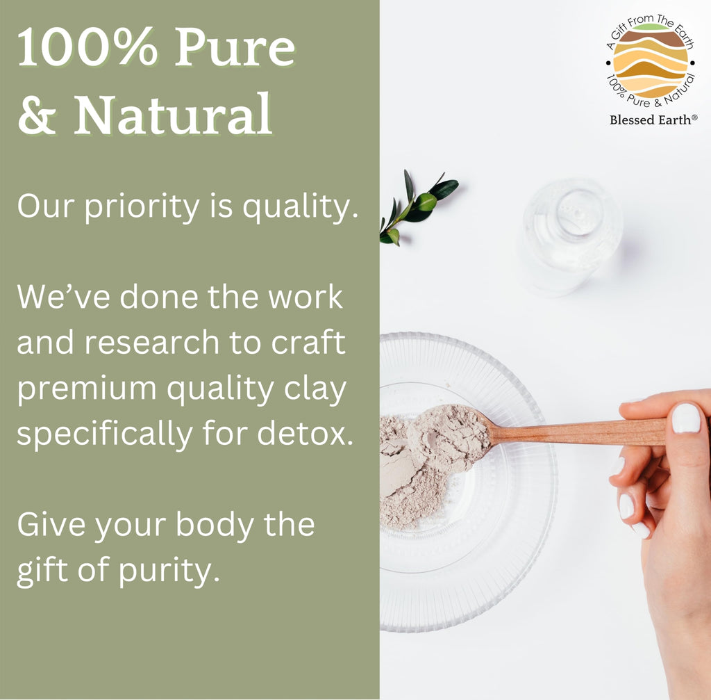 Blessed Earth Detox Clay Bath – 100% Pure Sodium Bentonite (4 lb) – EvenbetterNow