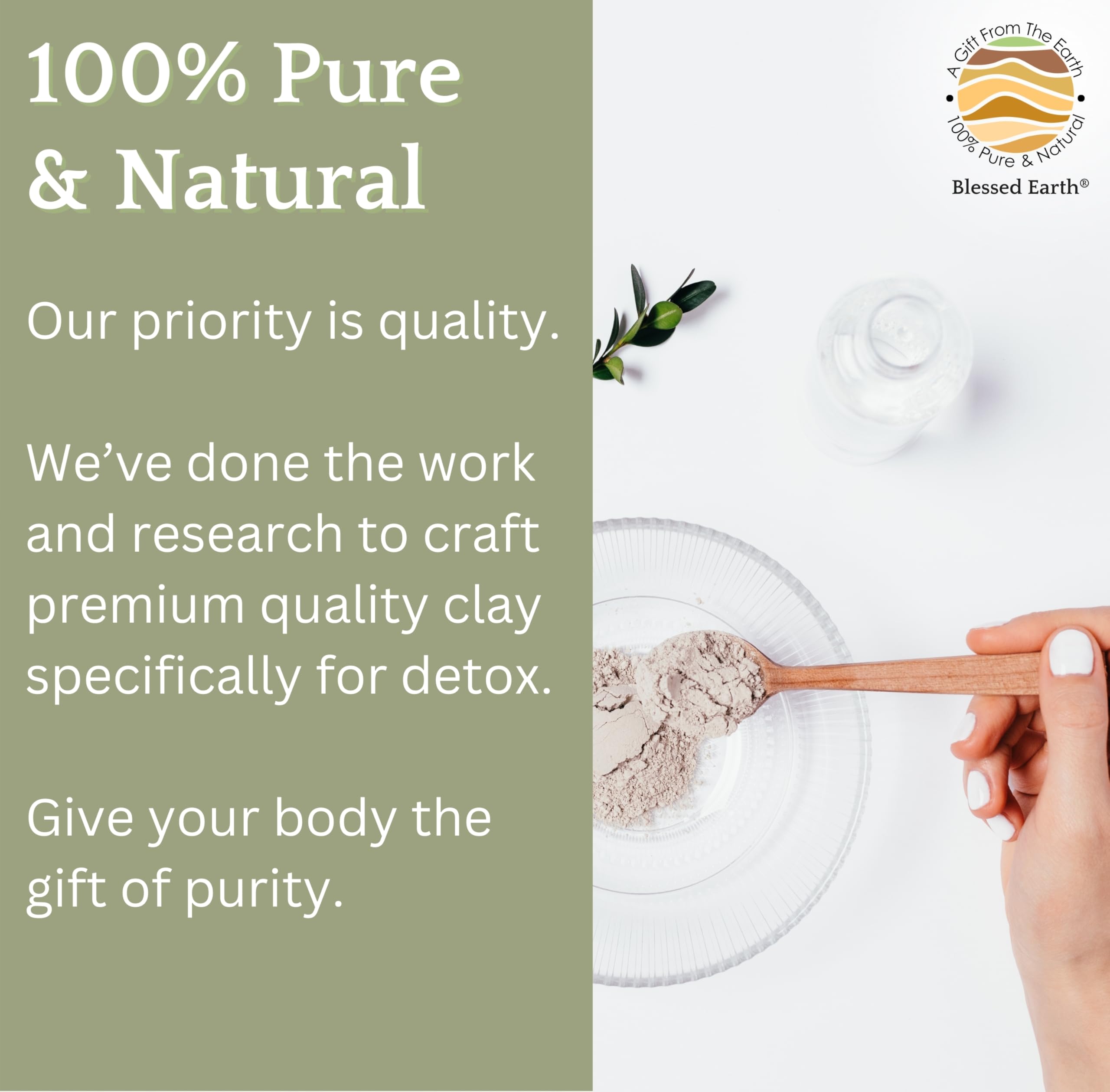 Blessed Earth Detox Clay Bath – 100% Pure Sodium Bentonite (4 lb) – EvenbetterNow