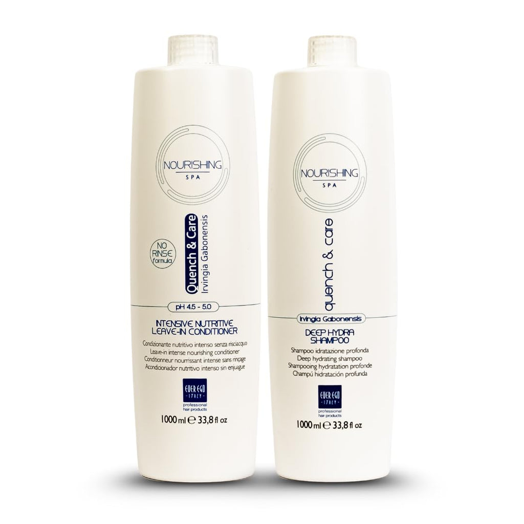 Ever Ego Nourishing Spa Deep Hydra Shampoo + Leave-In Conditioner 1000ml