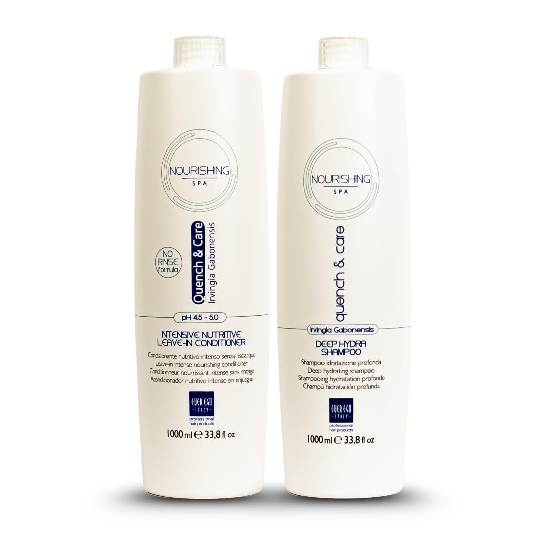 Ever Ego Nourishing Spa Deep Hydra Shampoo + Leave-In Conditioner 1000ml