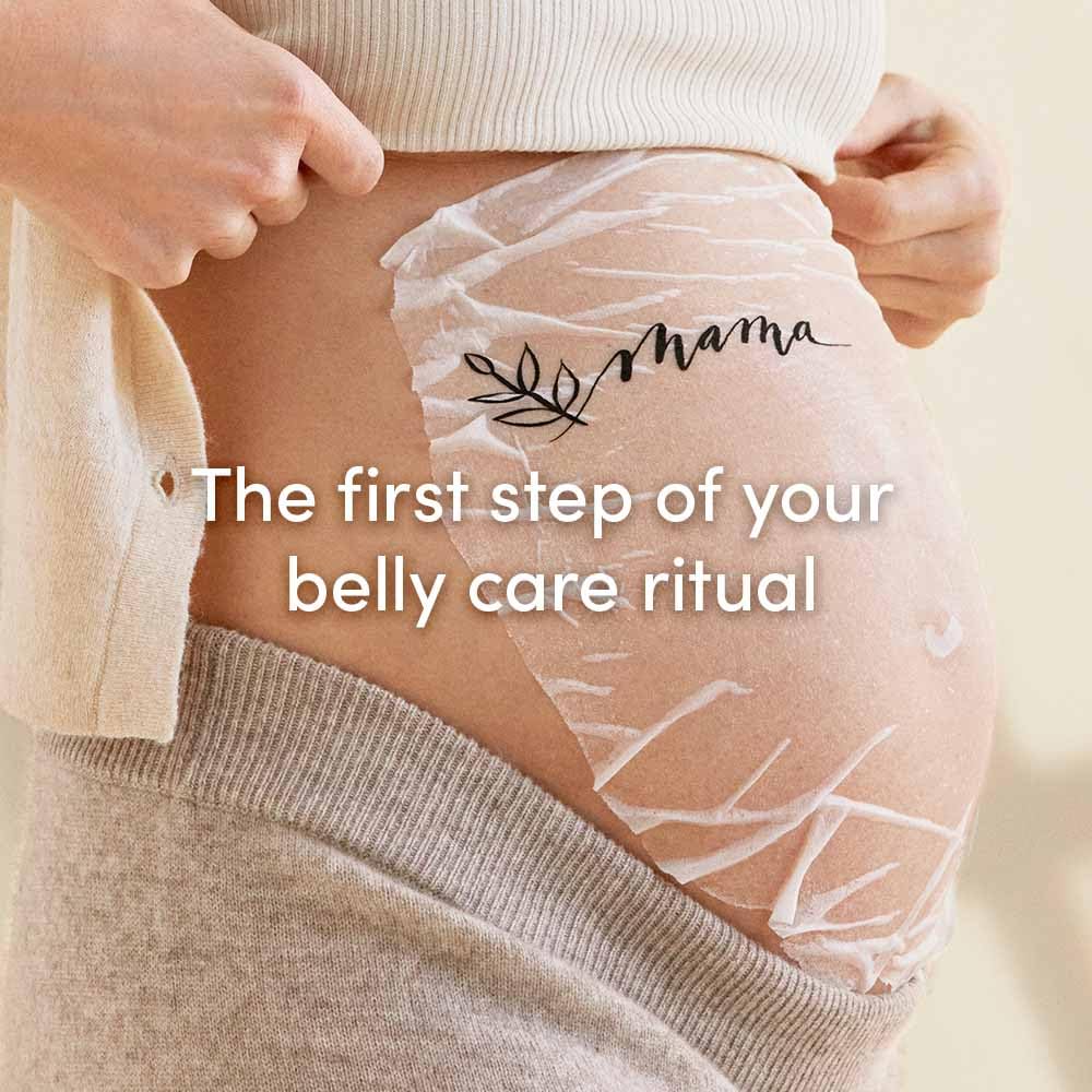 Evereden Soothing Belly Mask – Hydrating, Nourishing Pregnancy Skin Care (4-Pack)