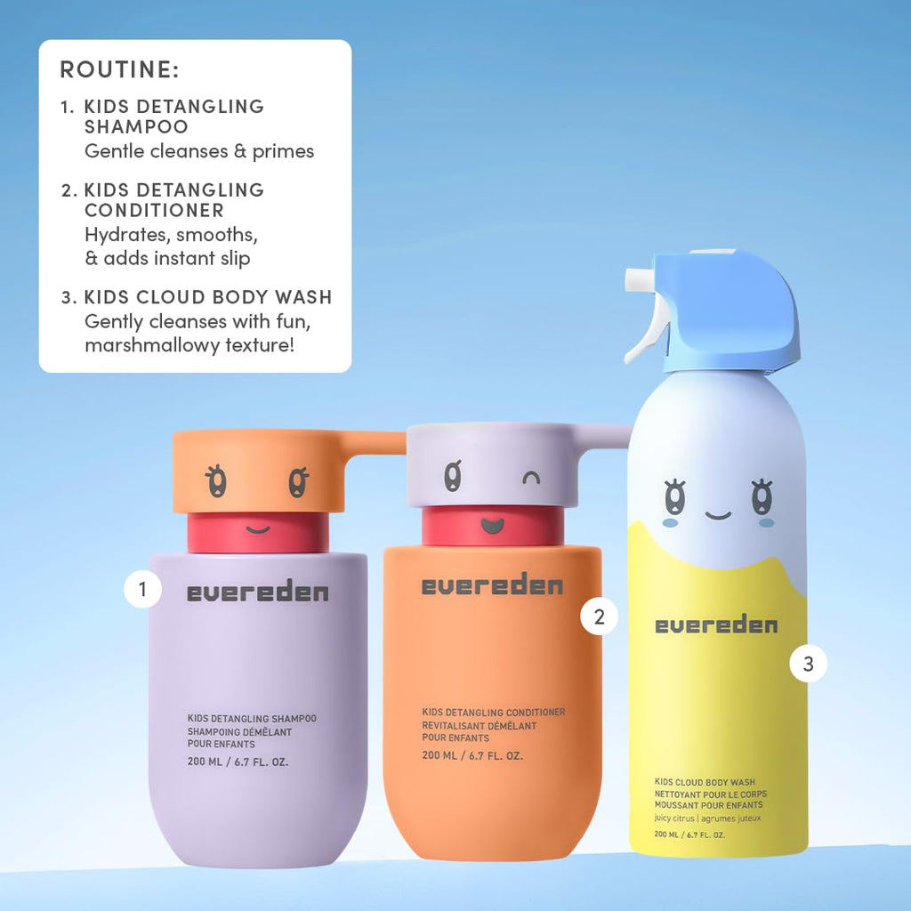 Evereden Kids Foam Soap Cloud Body Wash – Coconut Splash | Gentle, Playful Foamy Bath for Kids