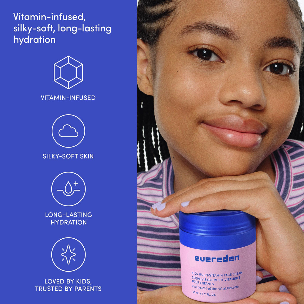 Evereden Kids Face Cream: Melon Juice — Gentle, Non-Toxic Moisturizer for Kids