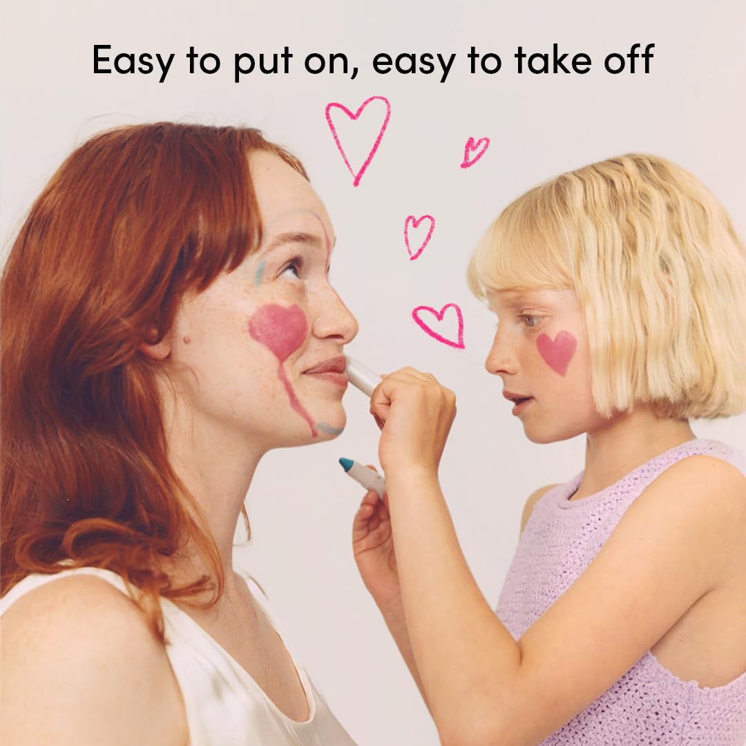 Evereden Kids Fantasy Face Crayon Ladybug – Non-Toxic Multi-Purpose Makeup