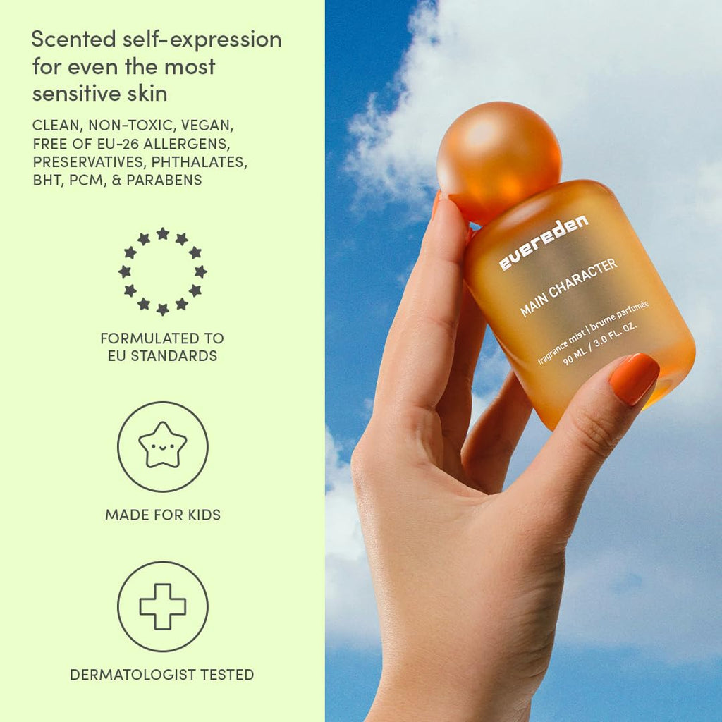 Evereden Fragrance Hair and Body Mist for Teens | Clean, Vegan Collectible Spray