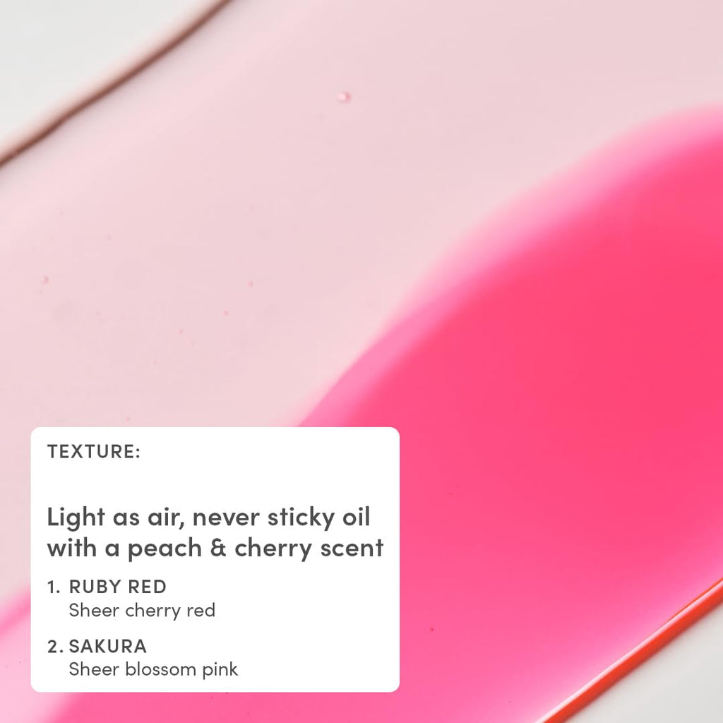 Evereden Kids Tinted Lip Gloss Gift Set – Ruby Red & Sakura Pink