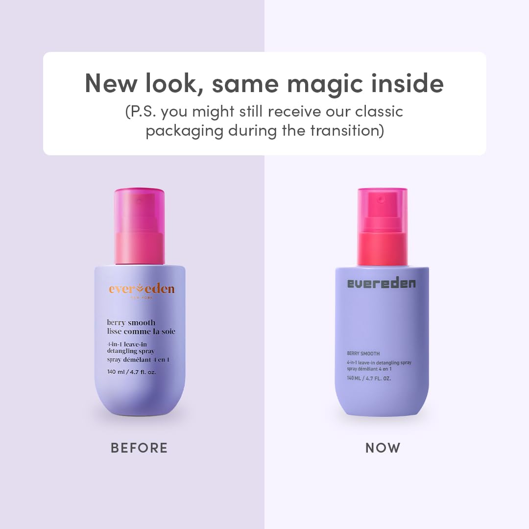 Evereden Kids Detangler Spray 4-in-1 | Detangle, Moisturize & Strengthen | Pack of 2
