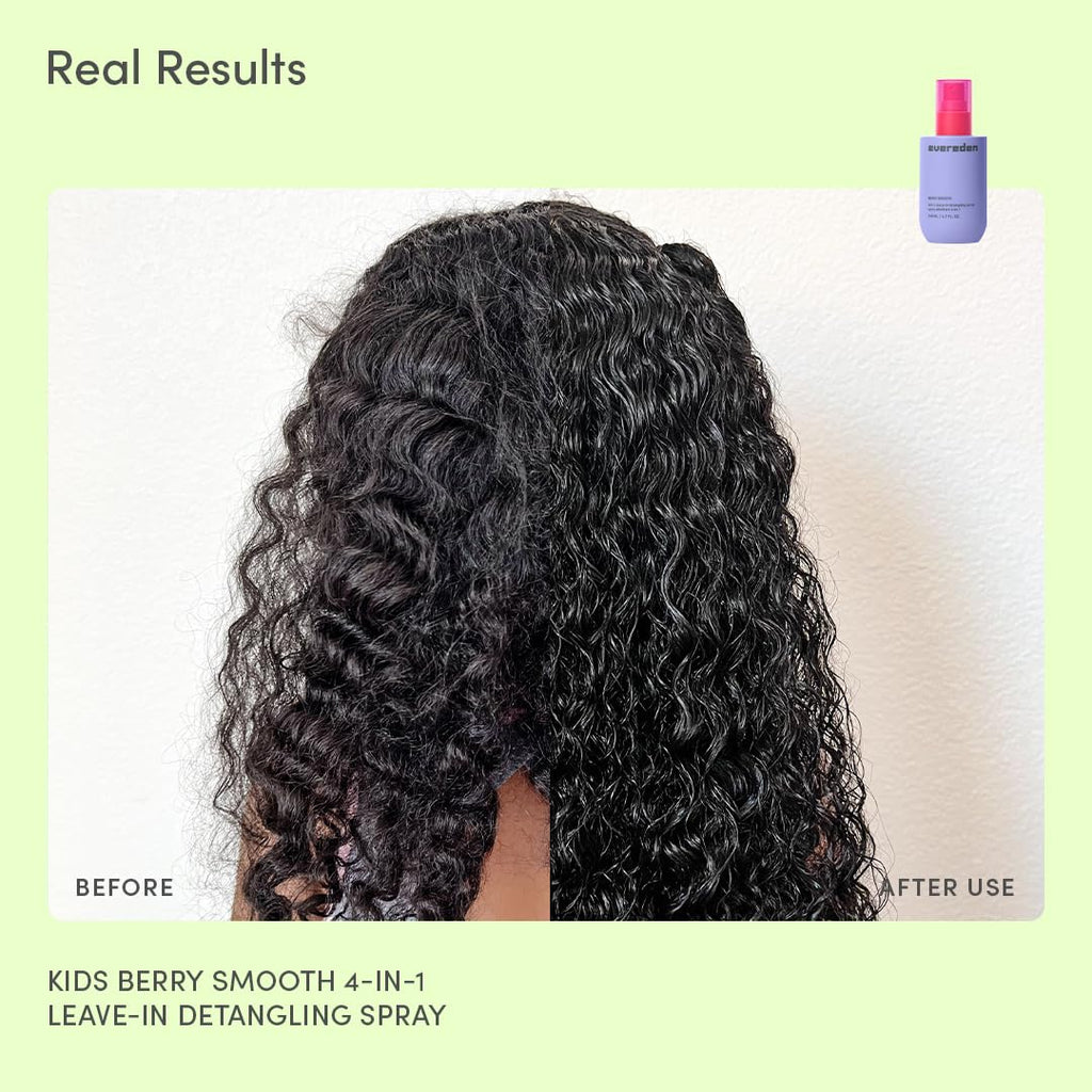 Evereden Kids Detangler Spray 4-in-1 | Detangle, Moisturize & Strengthen | Pack of 2