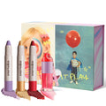 Evereden Kids Face Color Luxe Gift Set – Clean, Vegan Kids Makeup Kit with 3 Fantasy Crayons & Tinted Lip Oil
