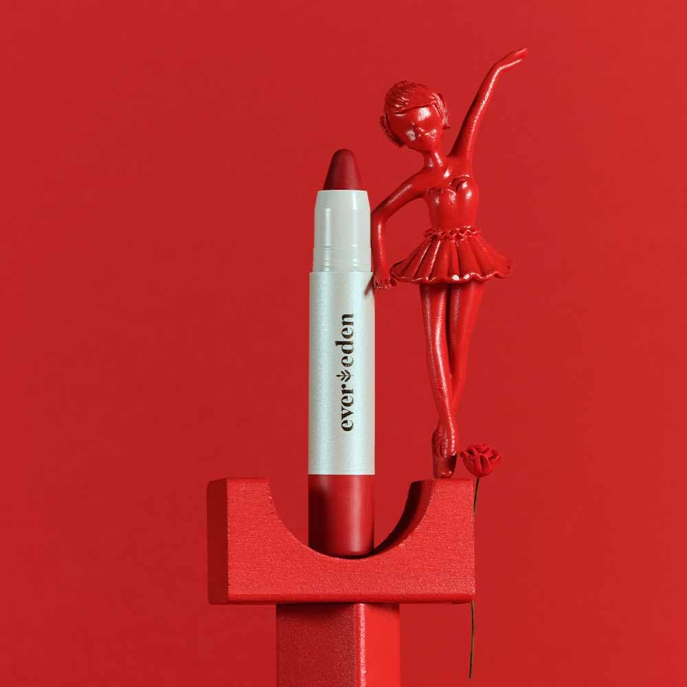 Evereden Kids Fantasy Face Crayon Ladybug – Non-Toxic Multi-Purpose Makeup