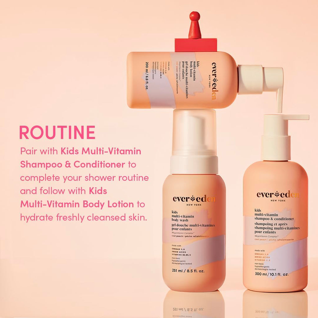 Evereden Kids Multi-Vitamin Body Lotion Melon Juice – Gentle, Non-Toxic Hydration (6.8 fl oz)