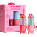 Evereden Kids Tinted Lip Gloss Gift Set – Ruby Red & Sakura Pink